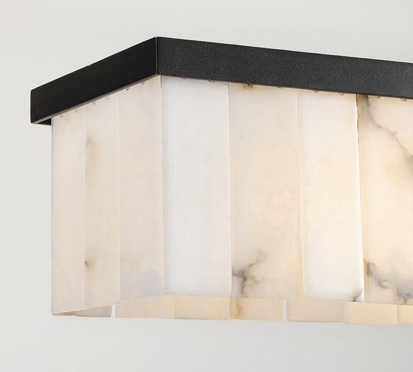 Windham Alabaster Linear Chandelier (49")
