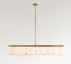 Windham Alabaster Linear Chandelier (49")