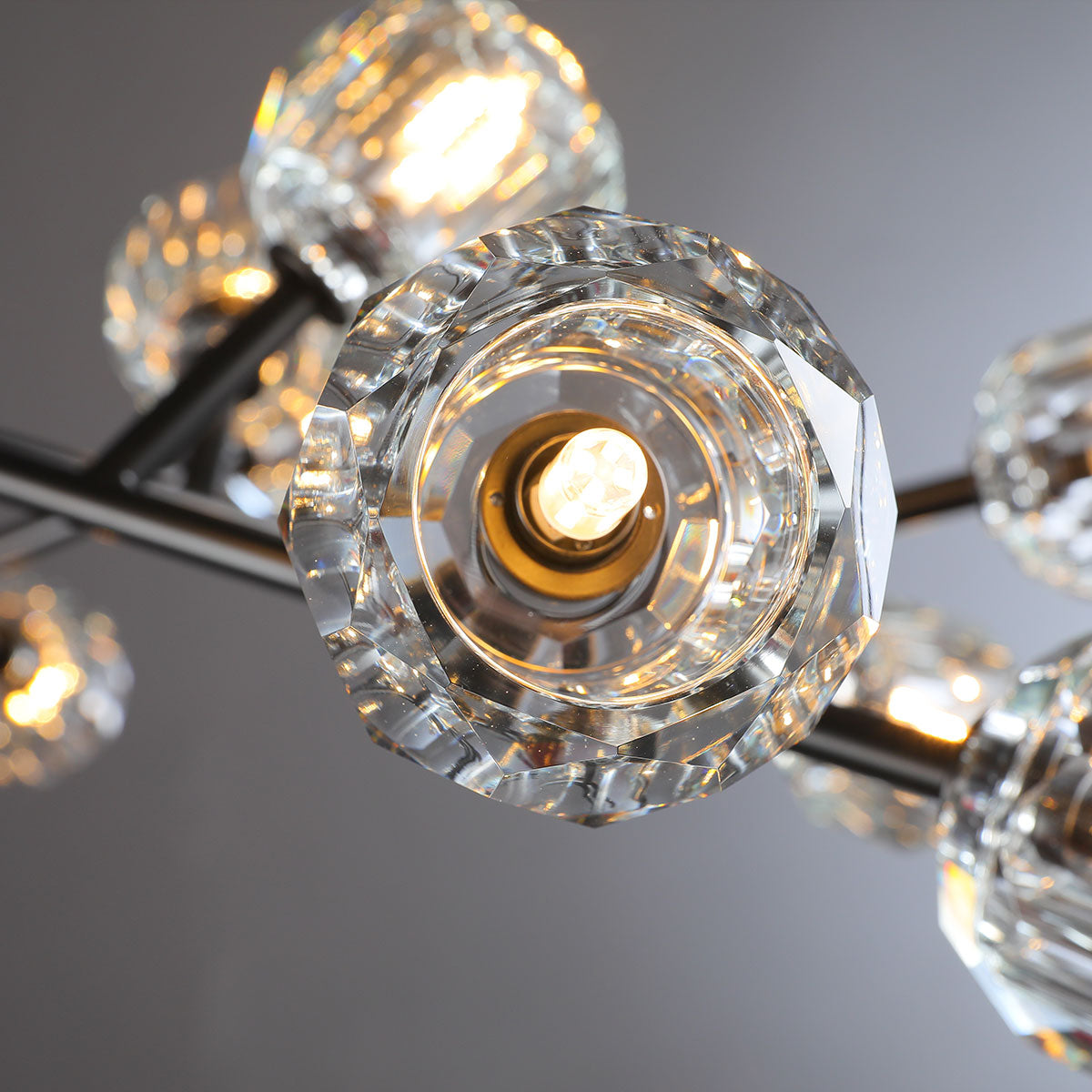 Chandeliers Sample (Bolura Crystal Ball Round Chandelier)