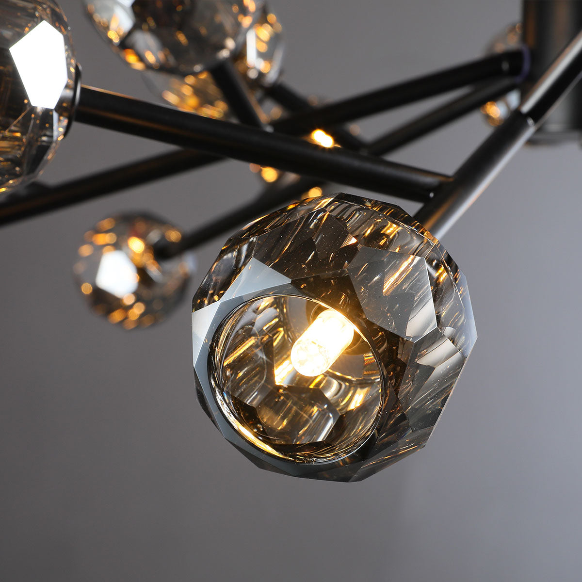Chandeliers Sample (Bolura Crystal Ball Round Chandelier)